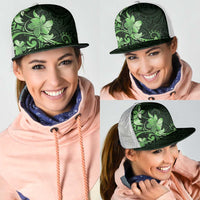 Matariki New Zealand Mesh Trucker Cap Maori Pattern Green Galaxy LT05 - Polynesian Pride
