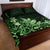 Matariki New Zealand Quilt Bed Set Maori Pattern Green Galaxy