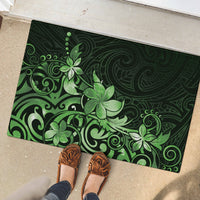 Matariki New Zealand Rubber Doormat Maori Pattern Green Galaxy