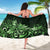 Matariki New Zealand Sarong Maori Pattern Green Galaxy