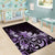 Matariki New Zealand Area Rug Maori Pattern Purple Galaxy