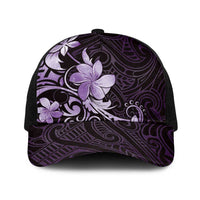 Matariki New Zealand Baseball Net Cap Maori Pattern Purple Galaxy LT05 One Size Black Purple - Polynesian Pride