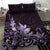 Matariki New Zealand Bedding Set Maori Pattern Purple Galaxy