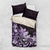 Matariki New Zealand Bedding Set Maori Pattern Purple Galaxy