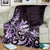 Matariki New Zealand Blanket Maori Pattern Purple Galaxy