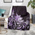 Matariki New Zealand Blanket Maori Pattern Purple Galaxy