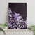 Matariki New Zealand Canvas Wall Art Maori Pattern Purple Galaxy