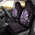 Matariki New Zealand Car Seat Cover Maori Pattern Purple Galaxy