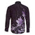 Matariki New Zealand Family Matching Long Sleeve Bodycon Dress and Hawaiian Shirt Maori Pattern Purple Galaxy