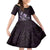 Matariki New Zealand Family Matching Off The Shoulder Long Sleeve Dress and Hawaiian Shirt Maori Pattern Purple Galaxy