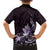 Matariki New Zealand Family Matching Off Shoulder Maxi Dress and Hawaiian Shirt Maori Pattern Purple Galaxy