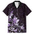 Matariki New Zealand Family Matching Off Shoulder Maxi Dress and Hawaiian Shirt Maori Pattern Purple Galaxy