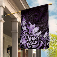Matariki New Zealand Garden Flag Maori Pattern Purple Galaxy