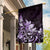 Matariki New Zealand Garden Flag Maori Pattern Purple Galaxy