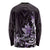 Matariki New Zealand Long Sleeve Shirt Maori Pattern Purple Galaxy