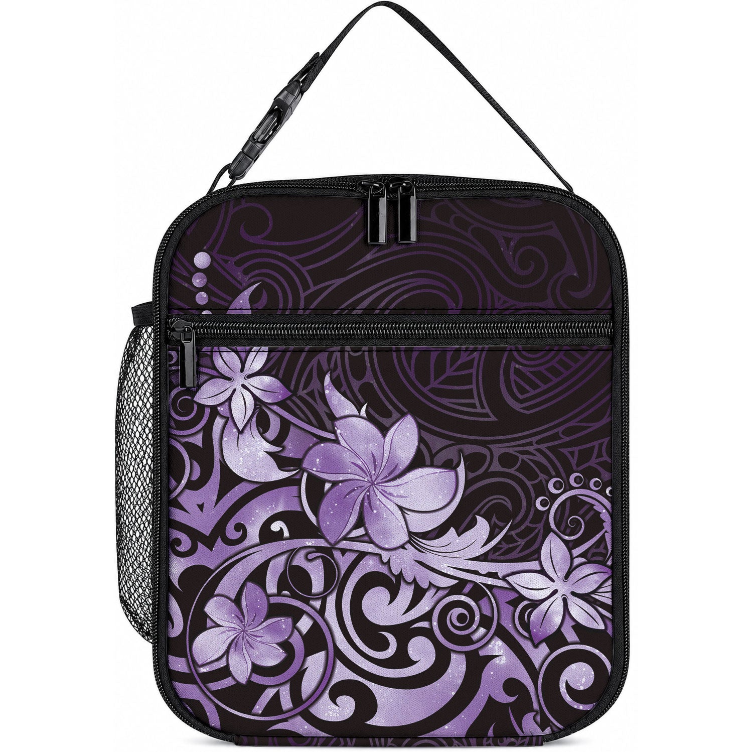 Matariki New Zealand Lunch Bag Maori Pattern Purple Galaxy LT05 10.2 × 8.3 × 4.3 inch Purple - Polynesian Pride