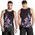 Matariki New Zealand Men Tank Top Maori Pattern Purple Galaxy