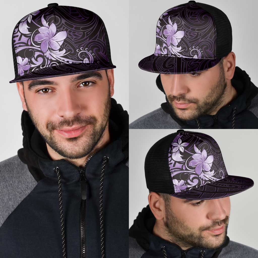 Matariki New Zealand Mesh Trucker Cap Maori Pattern Purple Galaxy LT05 - Polynesian Pride