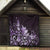 Matariki New Zealand Quilt Maori Pattern Purple Galaxy