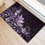 Matariki New Zealand Rubber Doormat Maori Pattern Purple Galaxy