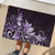 Matariki New Zealand Rubber Doormat Maori Pattern Purple Galaxy