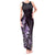 Matariki New Zealand Tank Maxi Dress Maori Pattern Purple Galaxy