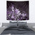 Matariki New Zealand Tapestry Maori Pattern Purple Galaxy