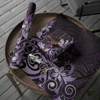 Matariki New Zealand Wrapping Paper Maori Pattern Purple Galaxy - Polynesian Pride