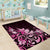 Matariki New Zealand Area Rug Maori Pattern Pink Galaxy