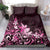 Matariki New Zealand Bedding Set Maori Pattern Pink Galaxy