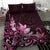 Matariki New Zealand Bedding Set Maori Pattern Pink Galaxy