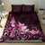 Matariki New Zealand Bedding Set Maori Pattern Pink Galaxy