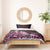 Matariki New Zealand Bedding Set Maori Pattern Pink Galaxy