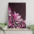 Matariki New Zealand Canvas Wall Art Maori Pattern Pink Galaxy