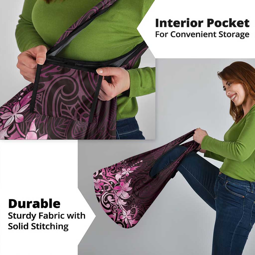 Matariki New Zealand Grocery Bag Maori Pattern Pink Galaxy