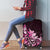 Matariki New Zealand Luggage Cover Maori Pattern Pink Galaxy