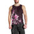 Matariki New Zealand Men Tank Top Maori Pattern Pink Galaxy