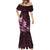 Matariki New Zealand Mermaid Dress Maori Pattern Pink Galaxy