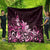 Matariki New Zealand Quilt Maori Pattern Pink Galaxy