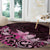 Matariki New Zealand Round Carpet Maori Pattern Pink Galaxy