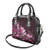 Matariki New Zealand Shoulder Handbag Maori Pattern Pink Galaxy