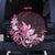 Matariki New Zealand Spare Tire Cover Maori Pattern Pink Galaxy