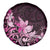 Matariki New Zealand Spare Tire Cover Maori Pattern Pink Galaxy