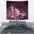 Matariki New Zealand Tapestry Maori Pattern Pink Galaxy