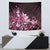 Matariki New Zealand Tapestry Maori Pattern Pink Galaxy