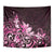 Matariki New Zealand Tapestry Maori Pattern Pink Galaxy