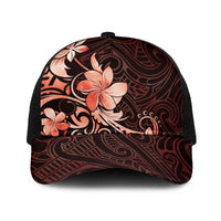Matariki New Zealand Baseball Net Cap Maori Pattern Red Galaxy LT05 One Size Black Red - Polynesian Pride