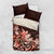 Matariki New Zealand Bedding Set Maori Pattern Red Galaxy