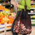 Matariki New Zealand Grocery Bag Maori Pattern Red Galaxy