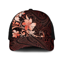 Matariki New Zealand Mesh Trucker Cap Maori Pattern Red Galaxy LT05 One Size Black Red - Polynesian Pride